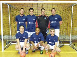 L'équipe de Futsal de Coulaines Ambulances